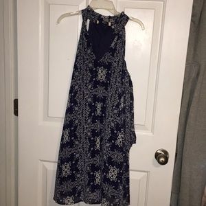 Dark blue dress